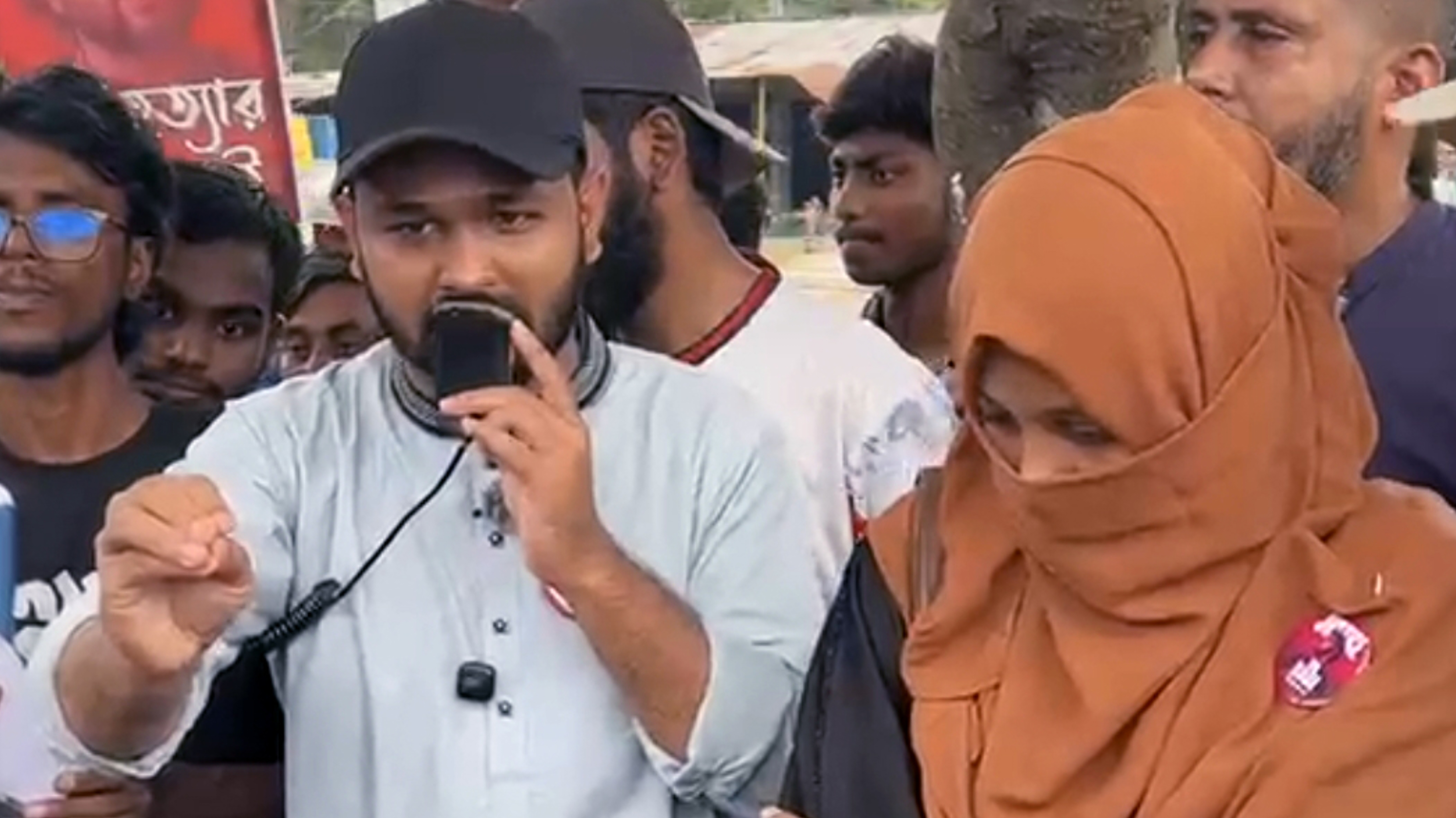 মার্চ ফর ইনসাফ কর্মসূচিতে ইনকিলাব মঞ্চ আহ্বায়ক আব্দুল্যাহ আল জাবের
