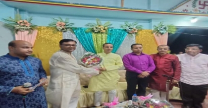 পুরাণবাজার রাধা মুরারি মোহন জিউড় মন্দিরে জেলা প্রশাসক