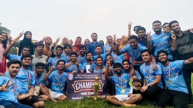 চাঁবিপ্রবি আন্তঃবিভাগ ফুটবল টুর্নামেন্টে চ্যাম্পিয়ন ব্যবসায় প্রশাসন বিভাগ