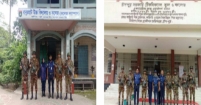যৌথ বাহিনী কর্তৃক চাঁদপুর সদর ও  মতলব উপজেলার এইচএসসি পরীক্ষা কেন্দ্রে সুষ্ঠু ও শান্তিপূর্ণ পরিবেশ নিশ্চিতকরণে অভিযান
