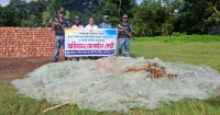 মতলব উত্তরে ৫০ হাজার মিটার কারেন্ট জাল জব্দ