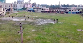 চাঁদপুর আউটার স্টেডিয়ামে ড্রেন নির্মাণ শেষ হলেও খেলাধুলায় স্বাচ্ছন্দ্য ফেরেনি