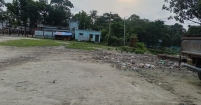 শাহরাস্তিতে স্কুল মাঠ থেকে ময়লা অপসারণ