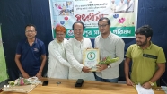 চাঁদপুর সাহিত্য পরিষদের আয়োজনে দুই লেখককে  সংবর্ধনা প্রদান