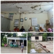 পরিত্যক্ত ভবন, পাশে পুকুর ও সিঁড়ি ঘেঁষে সড়ক