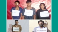 ফরিদগঞ্জে খুনের ঘটনায় ৩ জন ও মাদক কারবারি ২ জন আটক