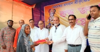 পুরানবাজারে জন্মাষ্টমী  উৎসবের বর্ণাঢ্য শোভাযাত্রা উদ্বোধন ও বস্ত্র বিতরণ