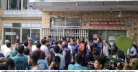 রোগী মৃত্যুর ঘটনাকে কেন্দ্র করে ফরিদগঞ্জে হাসপাতাল ভাংচুর