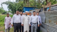 জিটি রোডে ড্রেনেজ ব্যবস্থা ও রাস্তা সংস্কারের আশ্বাস দিলেন পৌর প্রশাসক
