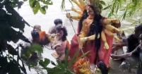 প্রতিমা বিসর্জনের মধ্য দিয়ে ফরিদগঞ্জে শারদীয় দুর্গাপূজা সম্পন্ন