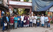 ফরিদগঞ্জে হুমায়ুন কবির বেপারীর পক্ষে তারেক রহমানের ৩১ দফার সমর্থনে গণসংযোগ ও লিফলেট বিতরণ