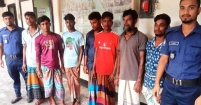 মেঘনায় মাছ শিকারে গিয়ে ৮ জেলে আটক, হামলায় নৌ পুলিশসহ আহত ৪