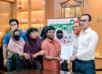 শ্রবণ প্রতিবন্ধীদের ৭ দফা দাবিতে মানববন্ধন ও স্মারকলিপি