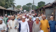 বড়স্টেশন এলাকায় জামায়াত মনোনীত প্রার্থীর গণসংযোগ