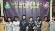 কুমিল্লায় ৮ কিশোর গ্যাং সদস্য র‍্যাব-১১ কর্তৃক গ্রেফতার