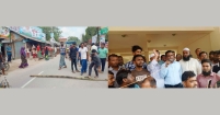 মতলব সদরের অটোবাইক-মিশুক শ্রমিকদের বিক্ষোভ, ইউএনওর সান্ত্বনা