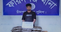 ফরিদগঞ্জে যৌথ অভিযানে সাত কেজি গাঁজাসহ ১৭ মামলার আসামি গ্রেফতার