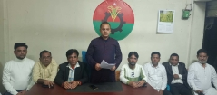 সরকার শামীমের বক্তব্যের প্রতিবাদে মতলব দক্ষিণে  বিএনপির জরুরি সাংবাদিক  সম্মেলন