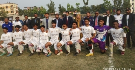 তারুণ্যের উৎসবে রুদ্ধশ্বাস ফাইনালে জয় কলেজ ফুটবল দলের