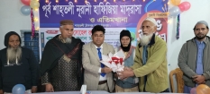 পূর্ব শাহতলী হাফিজিয়া মাদরাসার উদ্যোগে প্রেসক্লাব সভাপতিকে সংবর্ধনা ও নূরানী বিভাগ উদ্বোধন