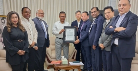 তারেক রহমানের সঙ্গে ড. মো. সবুর খানের সাক্ষাৎকালে