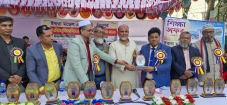 চাঁদপুর প্রেসক্লাবের সভাপতি ও সেক্রেটারীকে ইকরা মডেল একাডেমির সংবর্ধনা