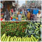 বাজারে সবজির  কমতি নেই, দামেরও তেমন কমতি নেই!