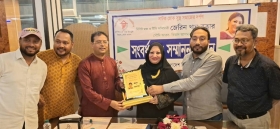 মঞ্চ, টেলিভিশন ও চলচ্চিত্র অভিনেত্রী জেরিন খান রত্না সংবর্ধিত