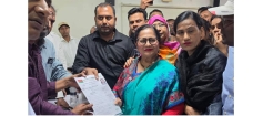 দলীয় মনোনয়নপত্র দাখিল করেছেন নাজমুন নাহার বেবী