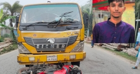 ফরিদগঞ্জে ট্রাকের ধাক্কায় মোটরসাইকেল আরোহী গুরুতর আহত