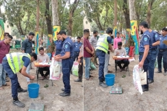 চাঁদপুর আদালত প্রাঙ্গণে মামলার আলামত আগুনে পুড়িয়ে ধ্বংস