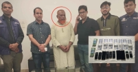 হজক্যাম্পে চুরি হওয়া সৌদি রিয়াল মতলব  ও সিটি এসবি  পুলিশের যৌথ অভিযানে উদ্ধার