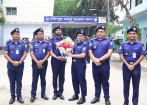 চাঁদপুর সদর মডেল থানায় বার্ষিক পরিদর্শনে জেলা পুলিশ সুপার