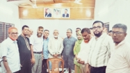 প্রধানমন্ত্রীর আগমন সফল করতে বিএনপি নেতৃবৃন্দের সাথে জেলা মুক্তিযোদ্ধা সন্তান সংসদের সভা