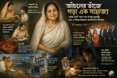 আঁচলের ভাঁজে গড়া এক সাম্রাজ্য!
