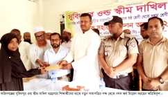 সুবিদপুর ওল্ড স্কীম দাখিল মাদ্রাসার অর্ধশত শিক্ষার্থী পেলো নতুন সভাপতির আর্থিক সহায়তা