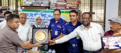 কোর্ট ইন্সপেক্টর শহিদ উল্যার আবেগঘন বিদায় সংবর্ধনা