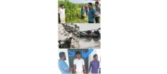 হাইমচরে নদীতে বালু উত্তোলনকালে ড্রেজার সরঞ্জাম জব্দ।। আটক তিনজনের কারাদণ্ড