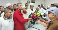দলিল লেখক সমিতির নেতৃবৃন্দের সাথে শেখ ফরিদ আহম্মেদ মানিক এমপির মতবিনিময়