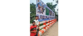 আর্জেন্টিনার জয়ের প্রত্যাশায় সেনের দিঘিরপাড়ে উৎসবের আমেজ