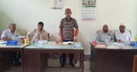 বিদ্যালয়ের এডহক কমিটির সাথে শিক্ষকদের মতবিনিময়