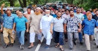 আওয়ামী লীগের প্রতিষ্ঠাবার্ষিকী ঘিরে নাশকতার আশঙ্কায় শাহমাহমুদপুরে বিএনপি ও অঙ্গ সংগঠনের মিছিল