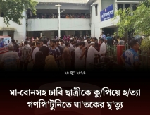 লক্ষ্মীপুরে রায়পুরে মা-মেয়েসহ একই পরিবারের ৩ জনকে কুপিয়ে হত্যা