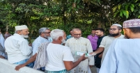 বলাখালে মেয়র প্রার্থী হাসান মিয়াজীর গণসংযোগ