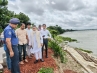 মেঘনা-ধনাগোদা সেচ প্রকল্প বেড়িবাঁধ রক্ষায় চলমান উন্নয়ন কাজ পরিদর্শনে ড. জালাল উদ্দিন এমপি