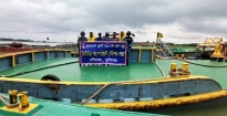 অবৈধ বালু উত্তোলনকালে ২ ড্রেজার, ৩ বাল্কহেডসহ আটক ১৩