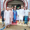 মুসল্লিদের সাথে কুশল বিনিময় ও দোয়া চাইলেন চেয়ারম্যান পদপ্রার্থী এনাম চৌধুরী