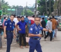 মাঠে নামলেন এসপি মিজানুর রহমান