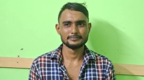 বাবুরহাটে মাদকবিরোধী অভিযানে যুবক গ্রেপ্তার