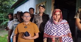 মাটির নিচে ড্রামে লুকানো ছিলো ১১ কেজি গাঁজা! নারী কারবারি আটক